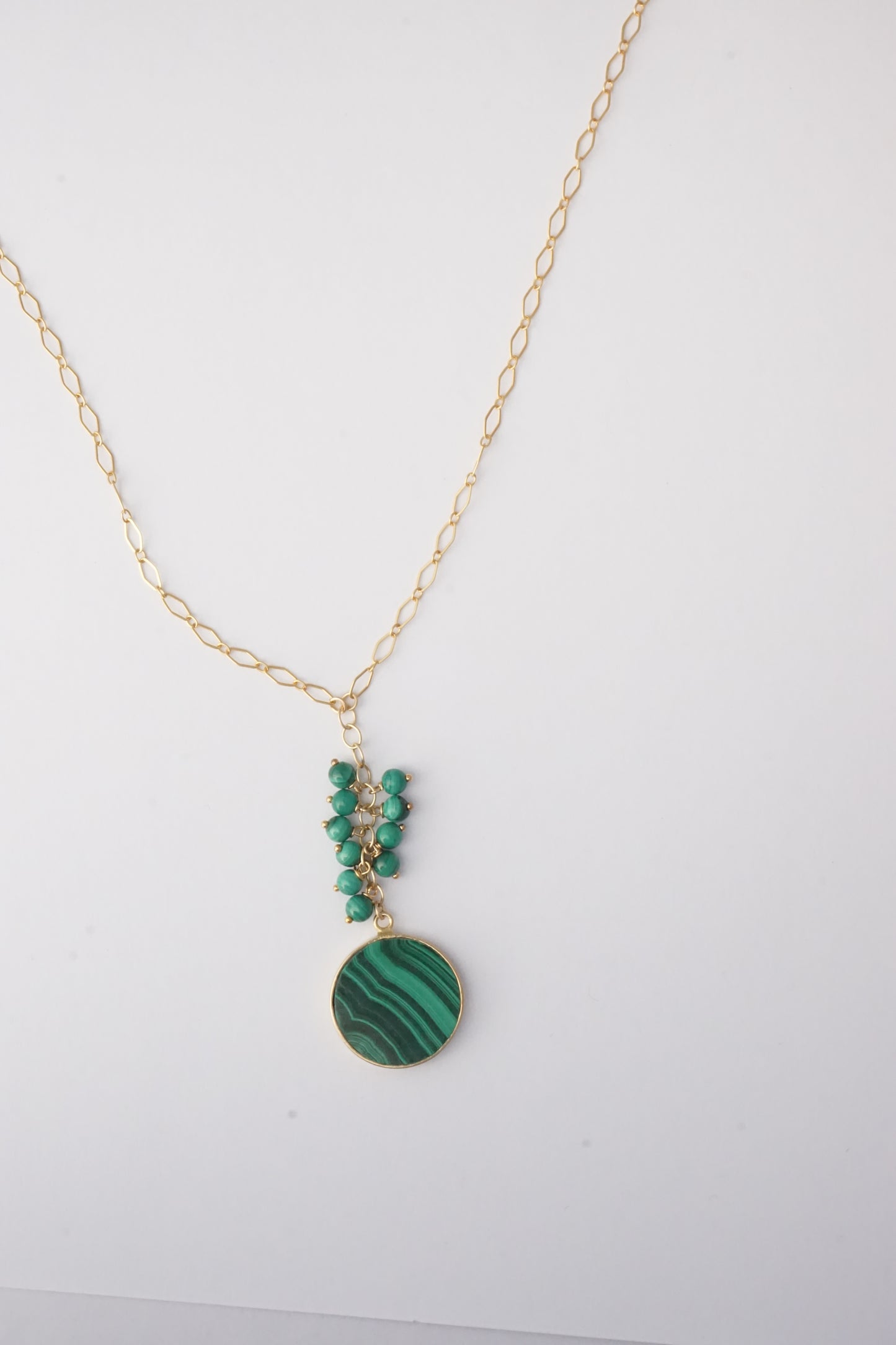 Malachite Long Necklace