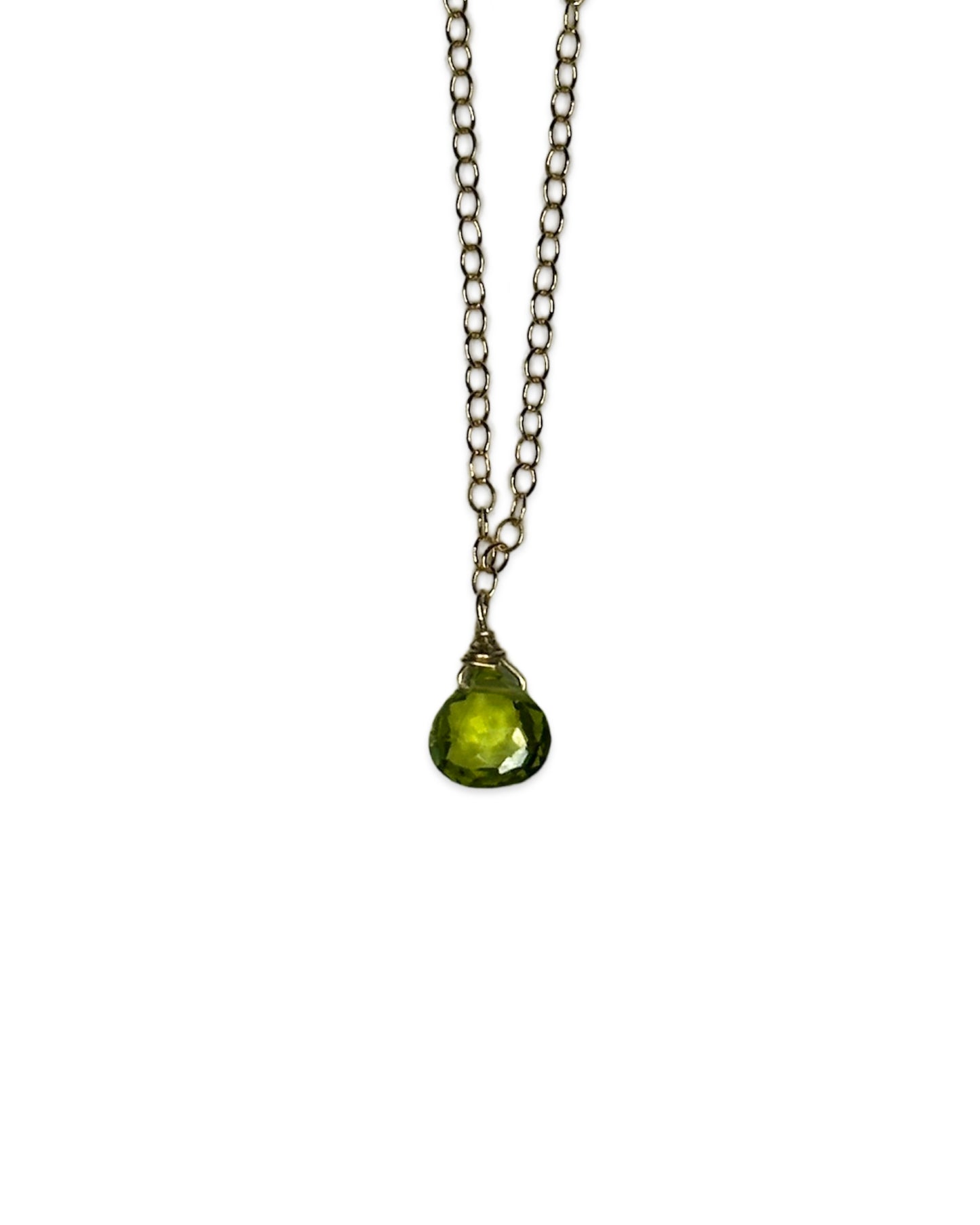 Small Peridot Necklace