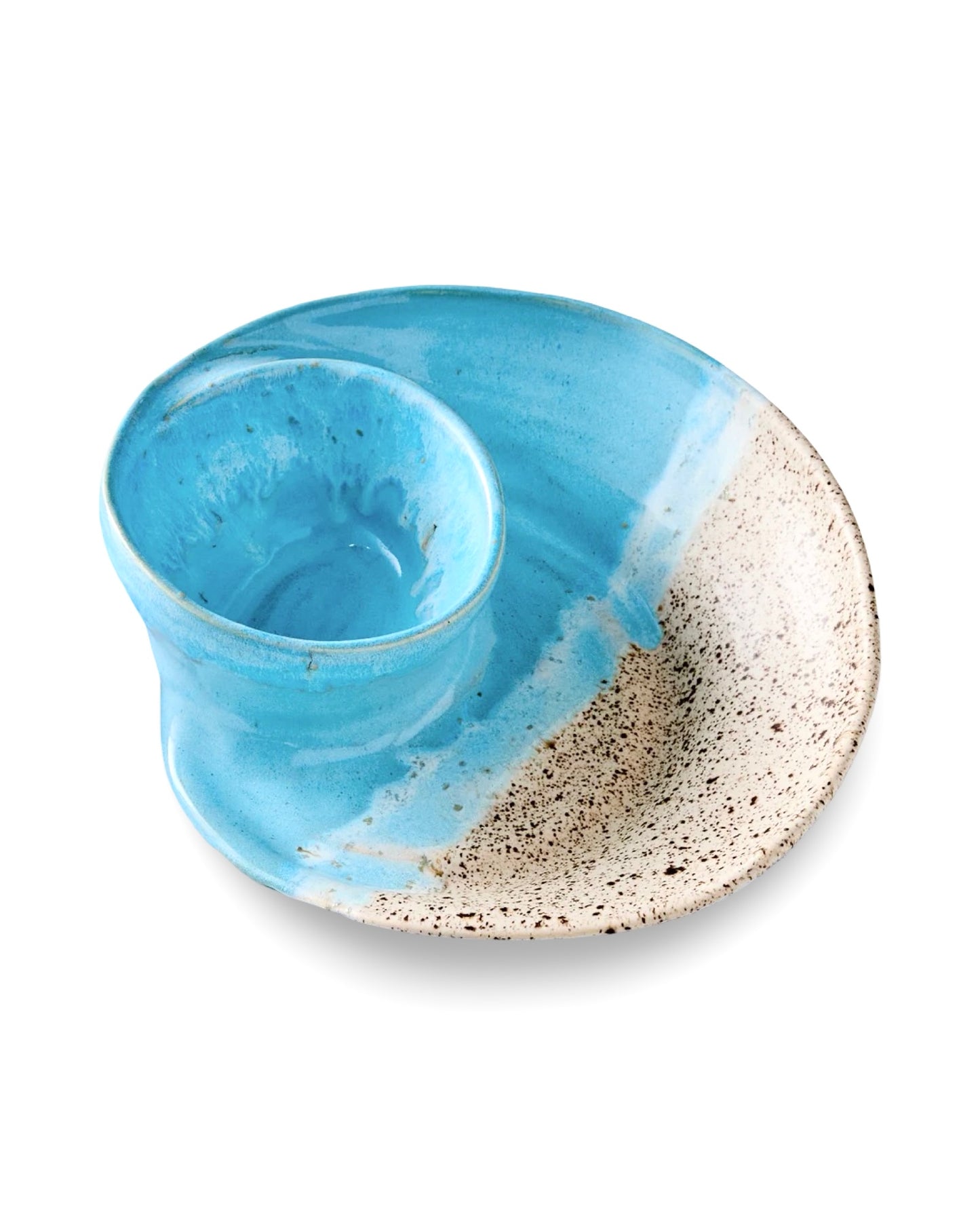 Swirly Chip & Dip Dish Made in NC