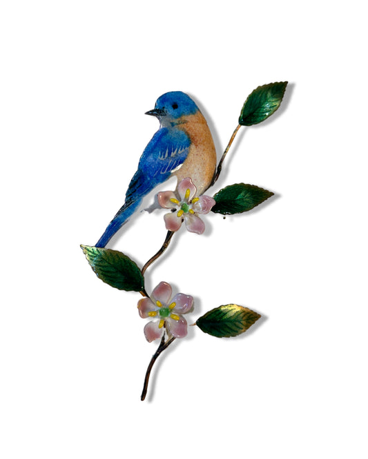 Bluebird Metal Wall Sculpture by Bovano of Cheshire