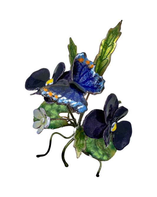 Bovano Butterfly Metal Tabletop Sculpture