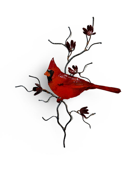 Cardinal Metal Wall Sculpture by Bovano of Cheshire