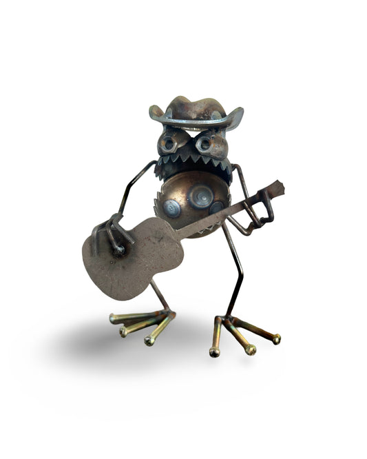Recycled Metal Sculpture - Guitar