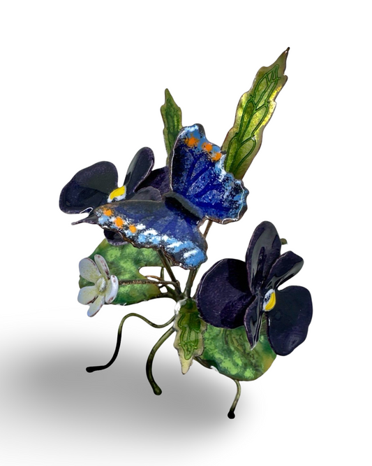 Bovano Butterfly Metal Tabletop Sculpture