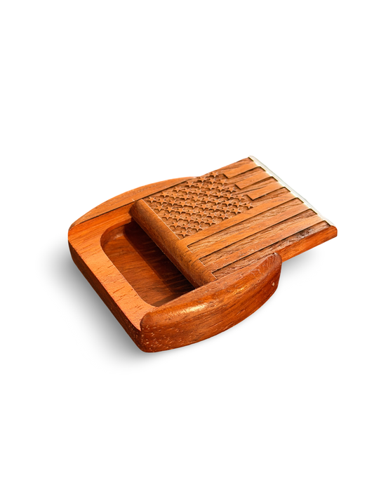 XSmall Handmade Wooden Slider Storage Box