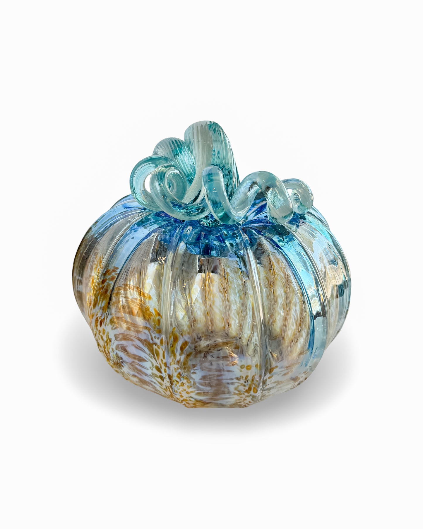 Handblown Glass Pumpkin | Medium