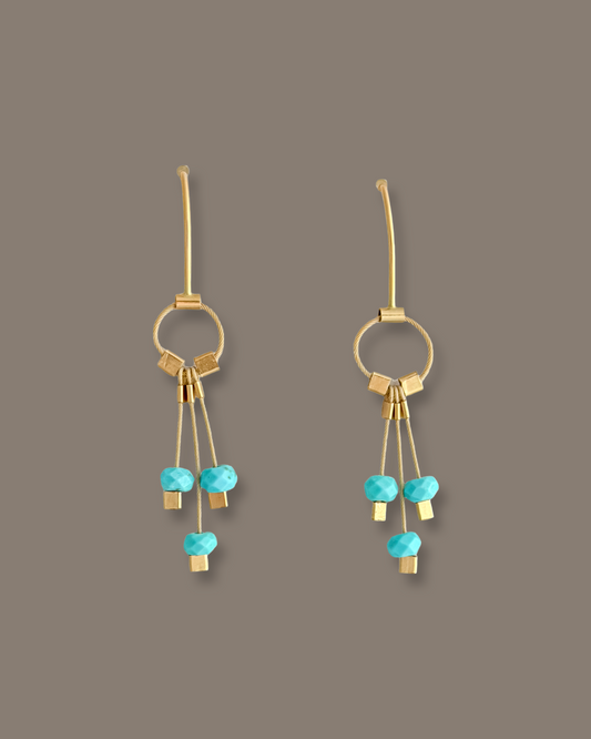 Aerial Hook Cable Earrings