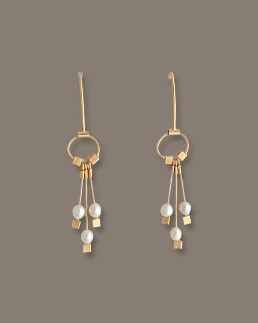 Aerial Hook Cable Earrings