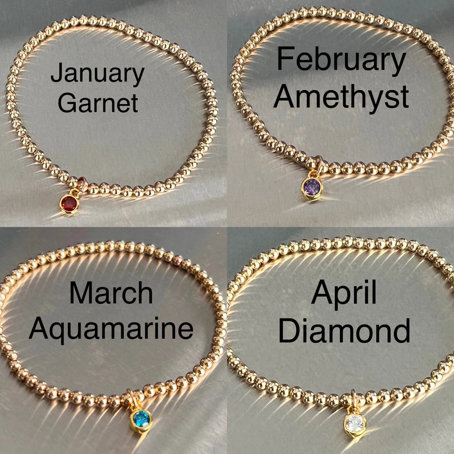 Birthstone Stretch Bracelet