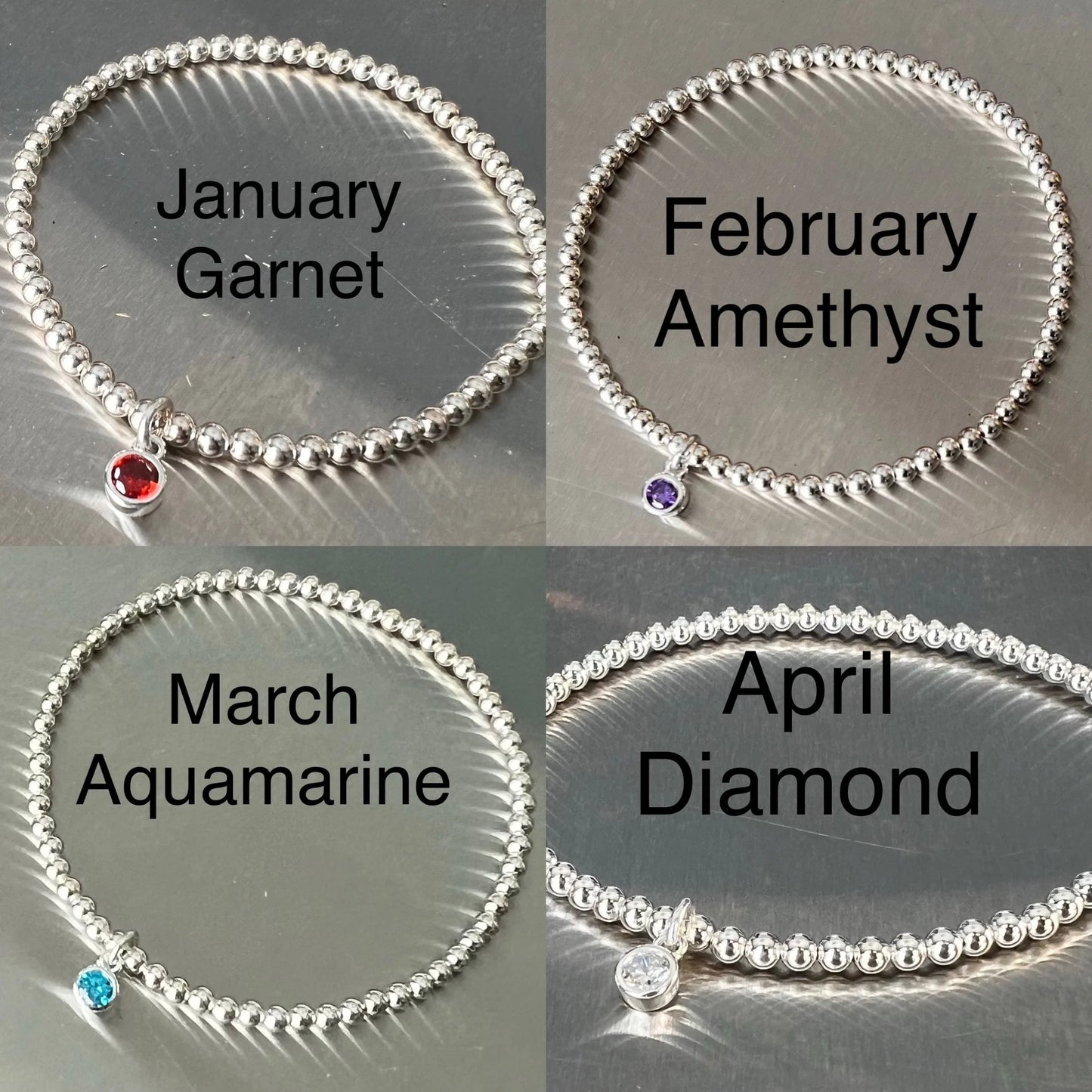 Birthstone Stretch Bracelet