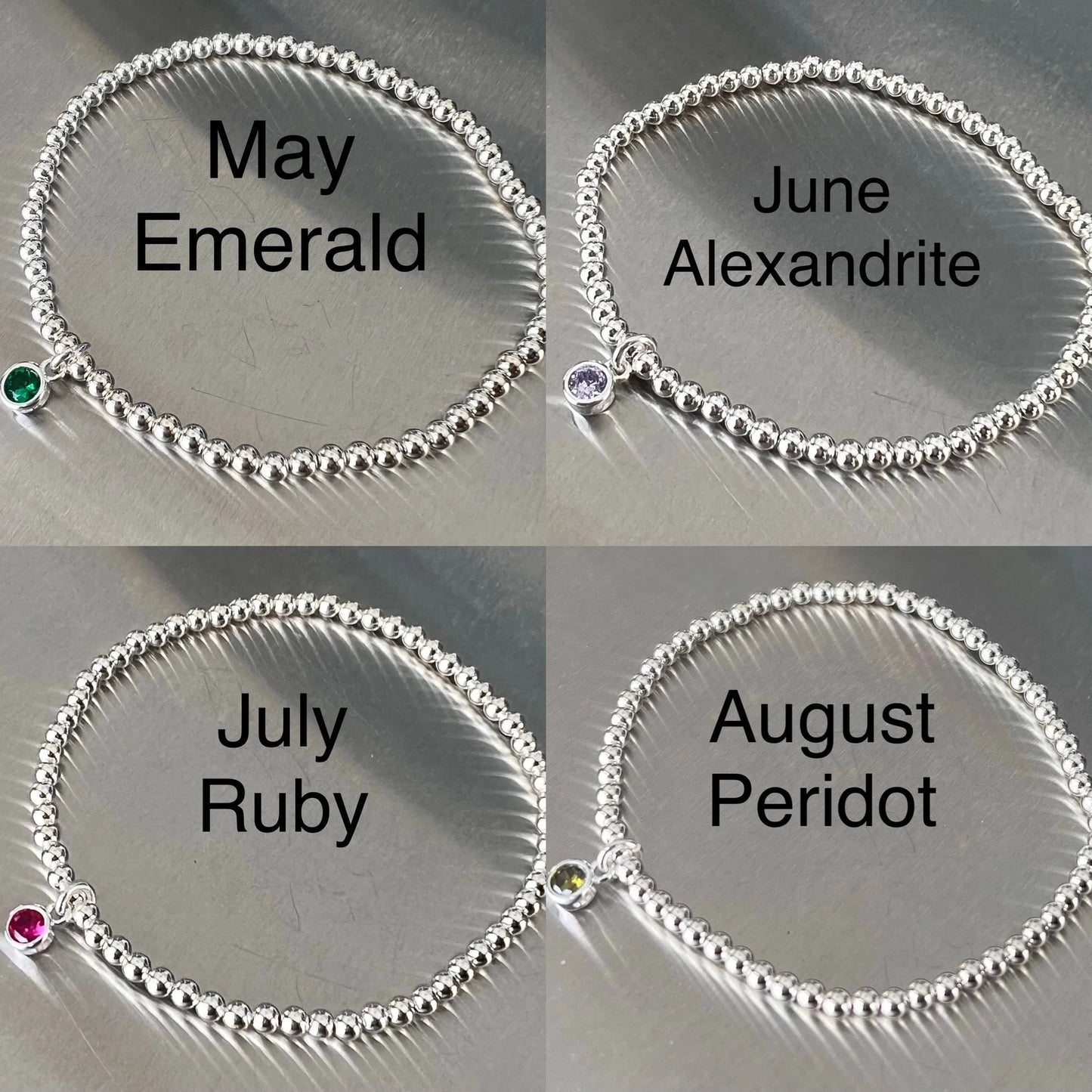 Birthstone Stretch Bracelet