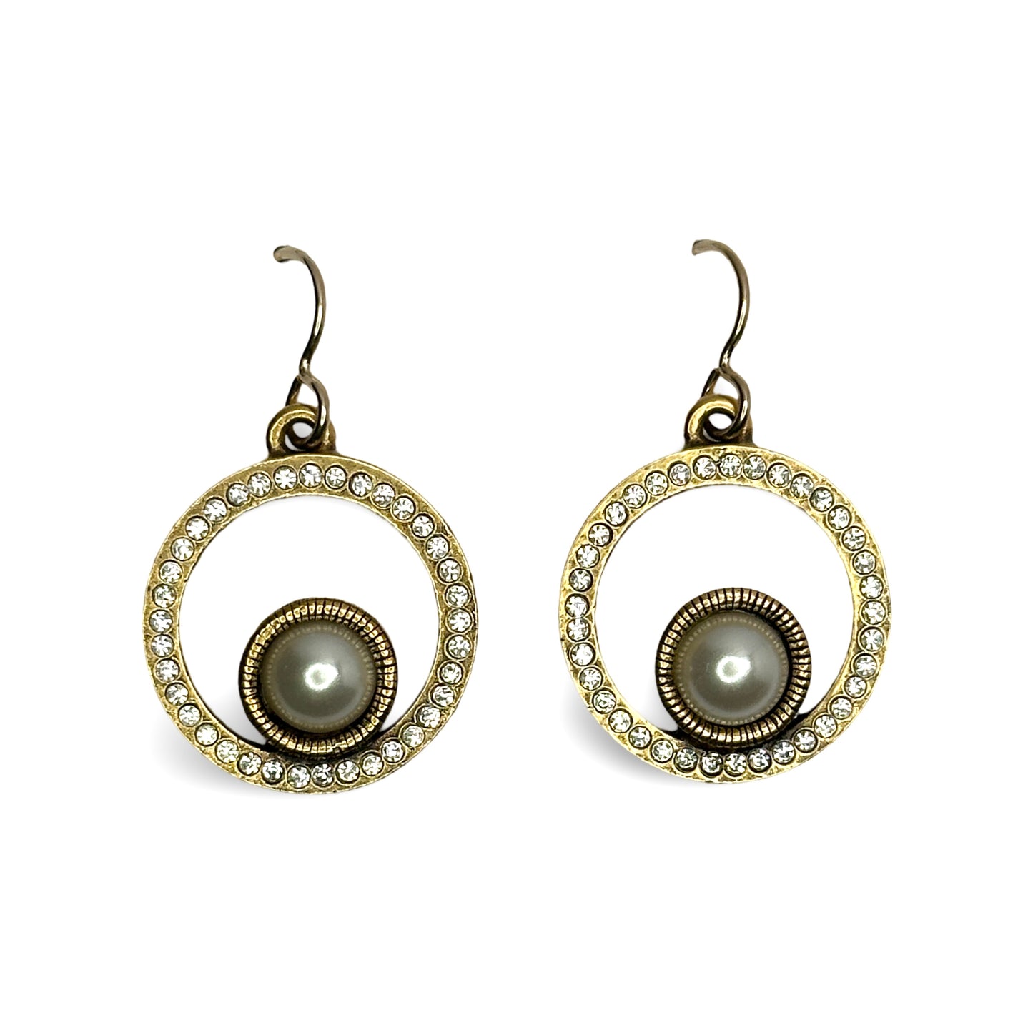 Patricia Locke Promise Earrings in Crystal Pearl