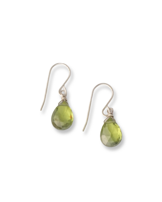 Peridot Sterling Silver Earrings