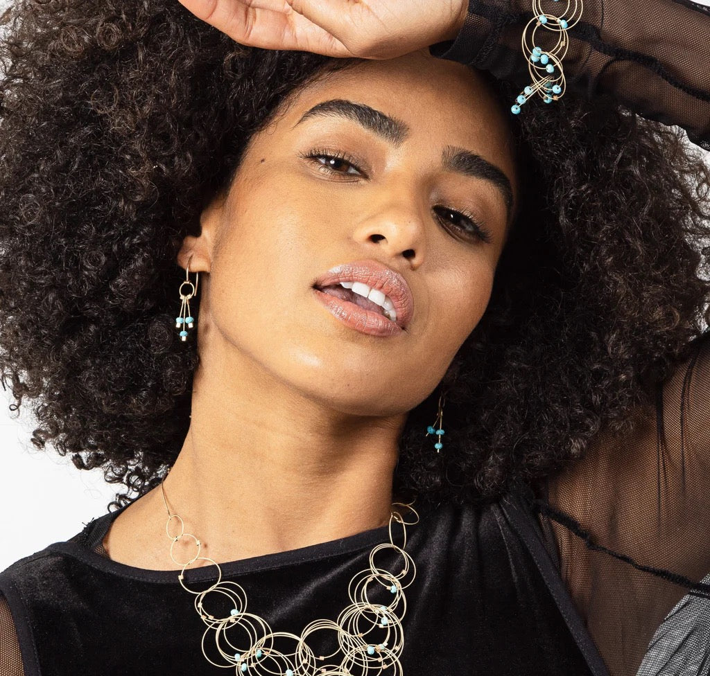 Aerial Hook Cable Earrings