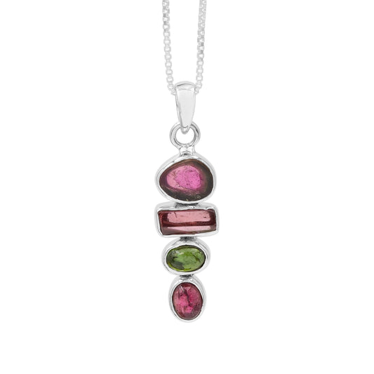 Unique Multi Tourmaline Necklace
