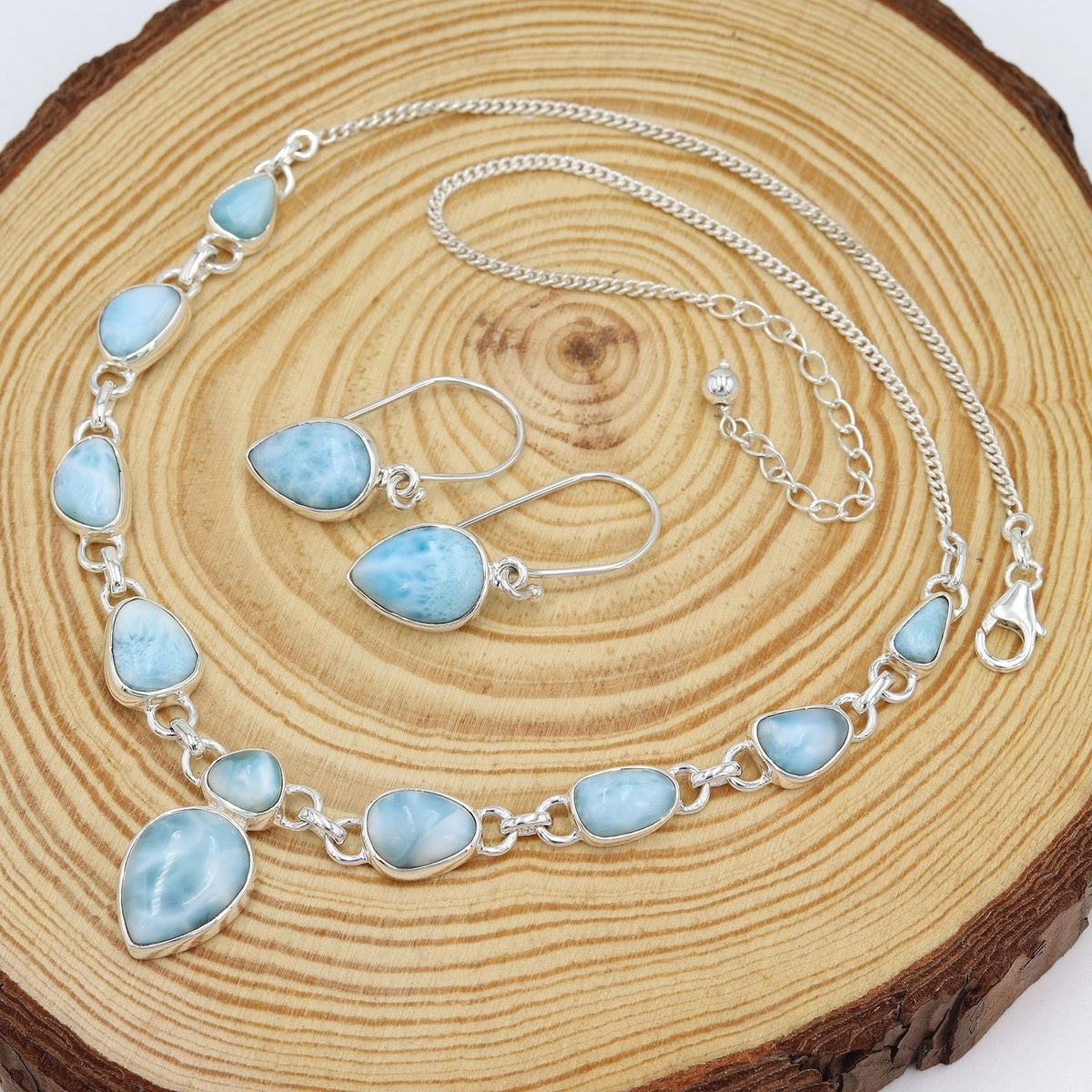 Ocean-Inspired Larimar Necklace