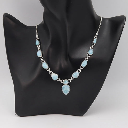 Ocean-Inspired Larimar Necklace